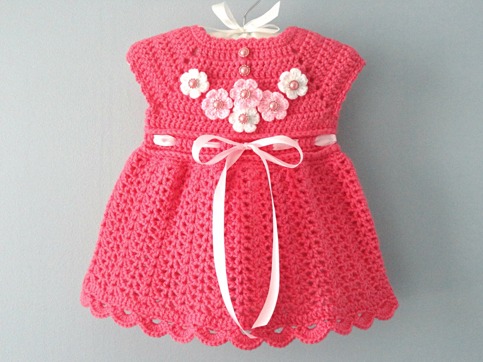 Crochet PATTERN Baby Dress Baby Girl Pattern Crochet Newborn Etsy
