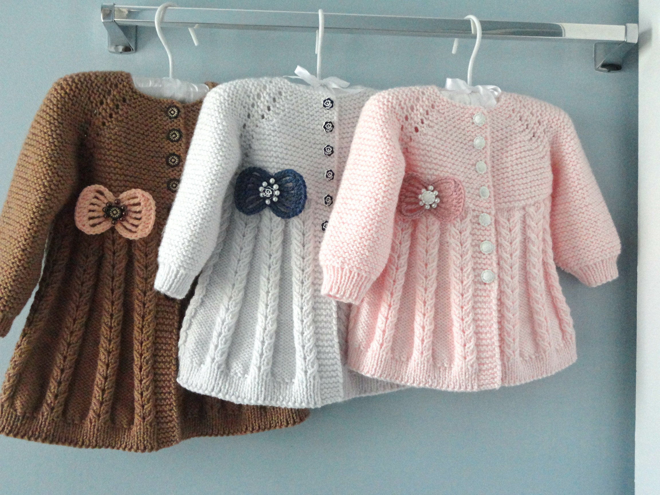 Knitting PATTERN Baby Jacket Knitted Baby Cardigan Knitted Cables