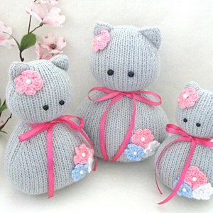 Knitting PATTERN Animal Knit Pattern Cat Animal Patterns Children Toy Knitting Doll Pattern Amigurumi Cat Baby Kids Toys Pattern PDF file image 4