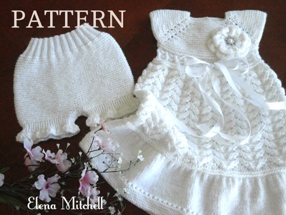 Boutique Collection Baby Girls Knit Christening Bloomer W//Flower Detail