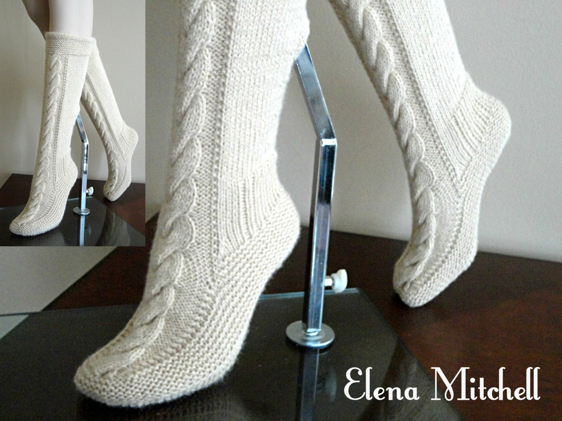 knitted booties for adults