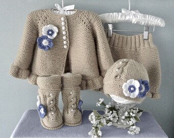 MOTIF en tricot veste pour bébé cardigan pour bébé bonnet pour bébé chaussures pour bébé pull pour bébé couvre-couche en tricot bloomer pour bébé pantalon pour bébé MOTIF en anglais