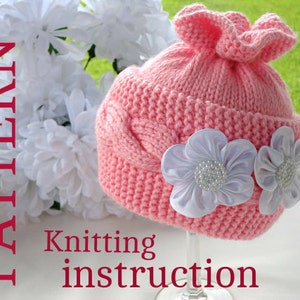 Knitting PATTERN Knitting Baby Hat Baby Patterns Knitted Baby Hat Knitting Pattern Baby Hats Knitting Hat  Newborn Hat  ( PDF file )