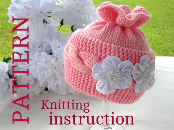Knitting PATTERN Knitting Baby Hat Baby Patterns Knitted Baby Hat Kni…