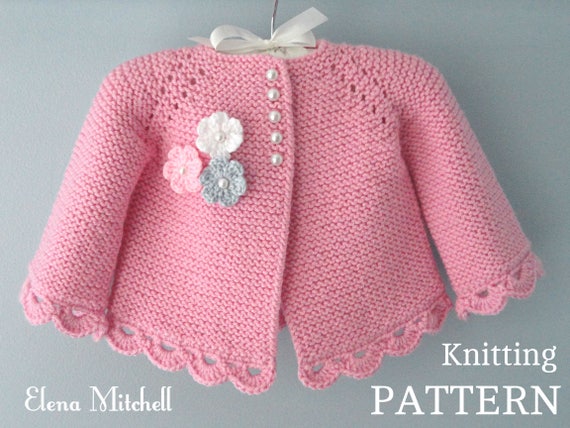 baby girl knitted jacket