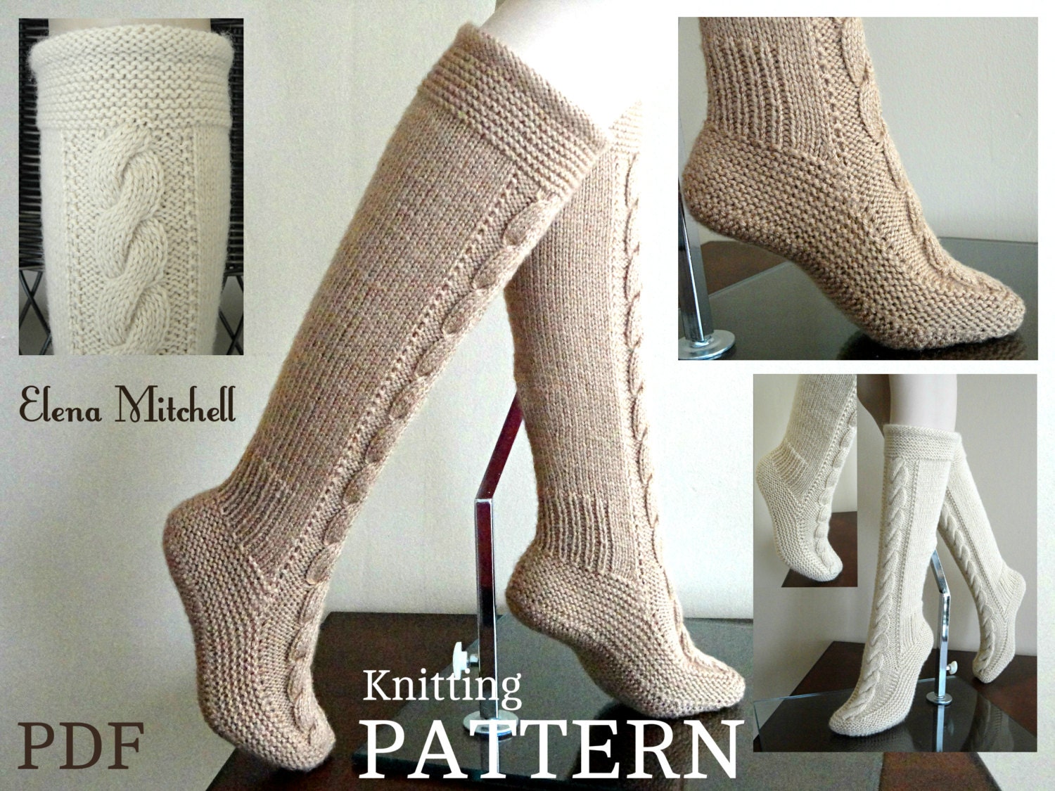 Knitting PATTERN Women Booties Adults Socks Leg Warmers Etsy