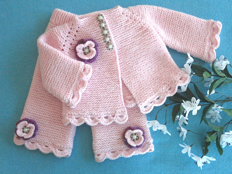 knitting design for baby girl