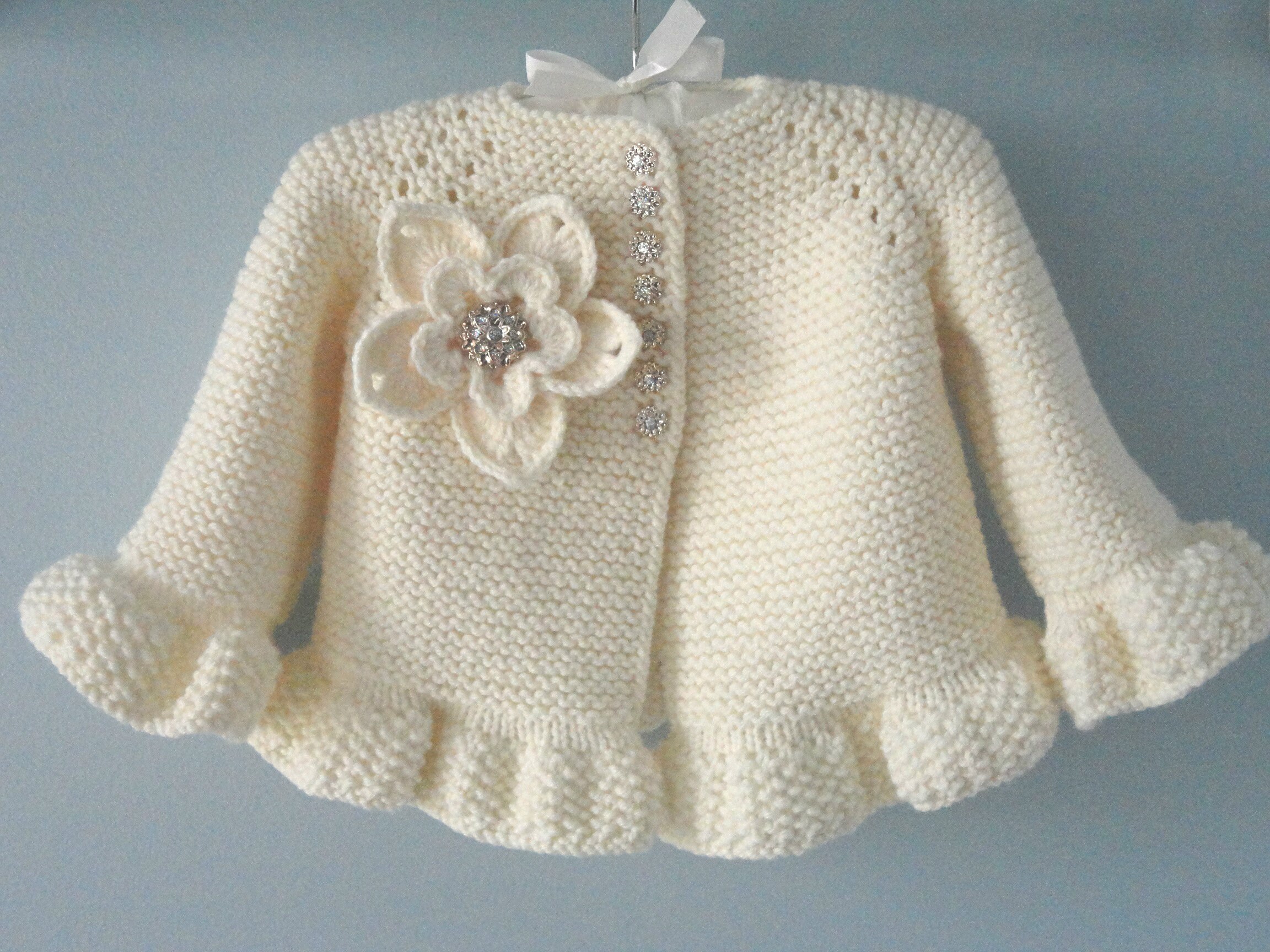 Knitting PATTERN Baby Jacket Crochet PATTERN Baby Dress Baby Etsy