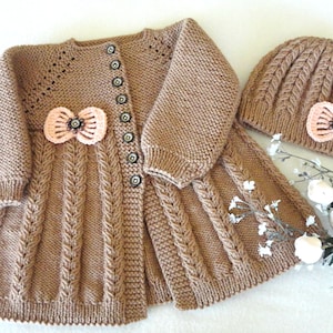 Knitting PATTERN Baby Jacket Knitted Baby Cardigan Baby Hat - Etsy