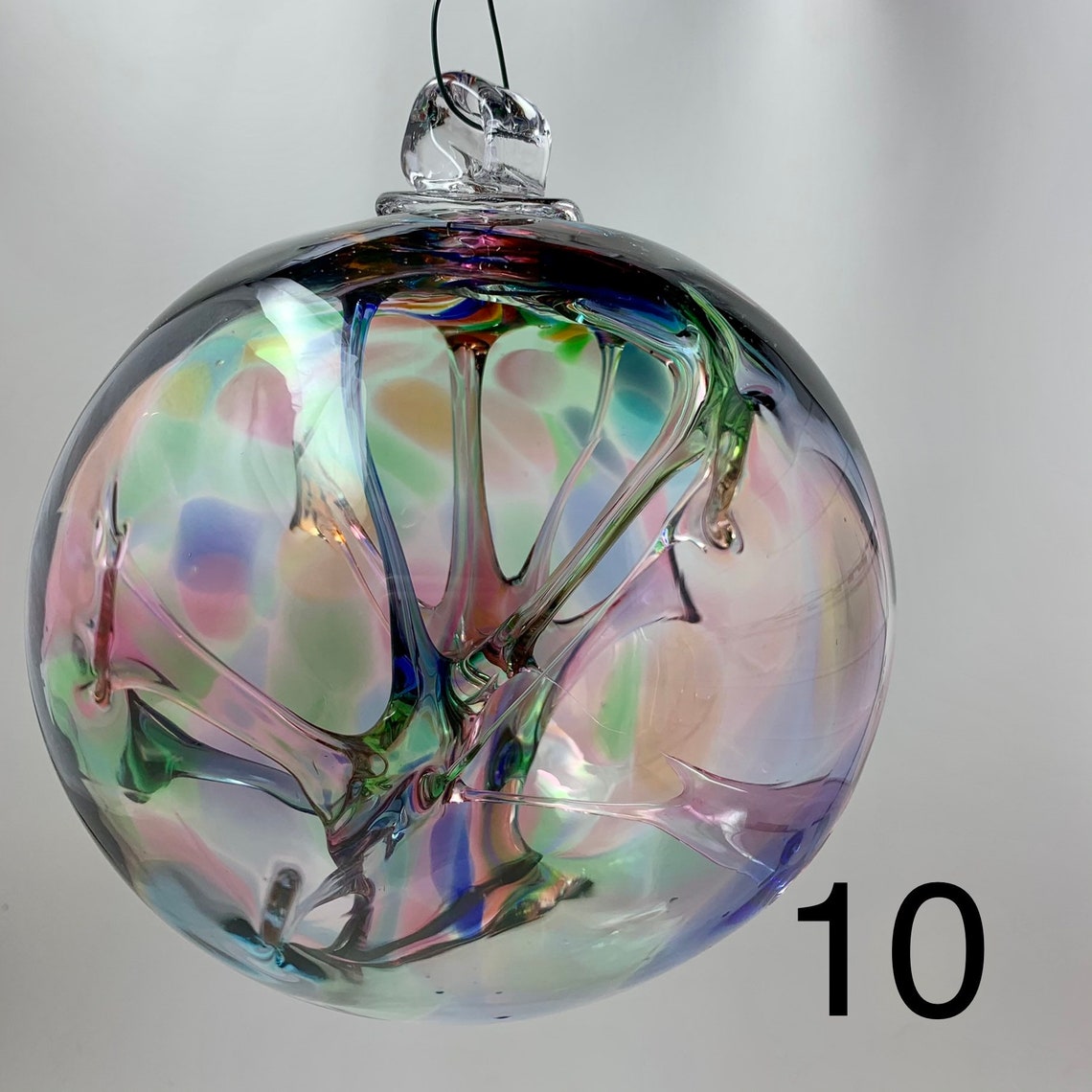 14 Hand Blown Glass Witch Ball Etsy