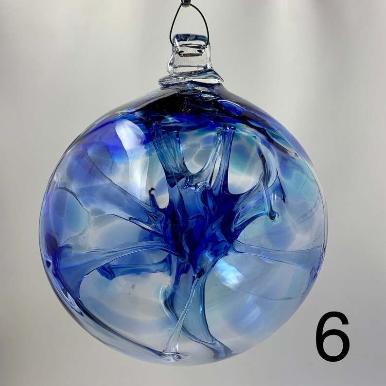 Hand Blown Glass Witch Ball Etsy