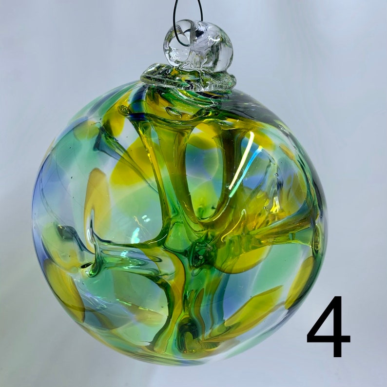 Hand Blown Glass Witch Ball Etsy