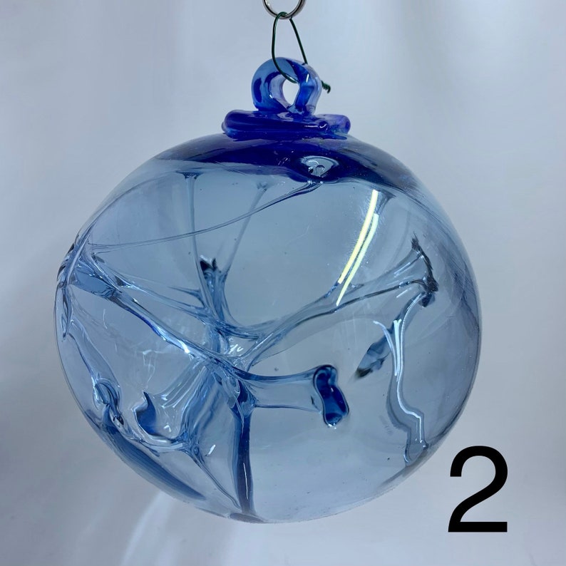Hand Blown Glass Witch Ball Etsy