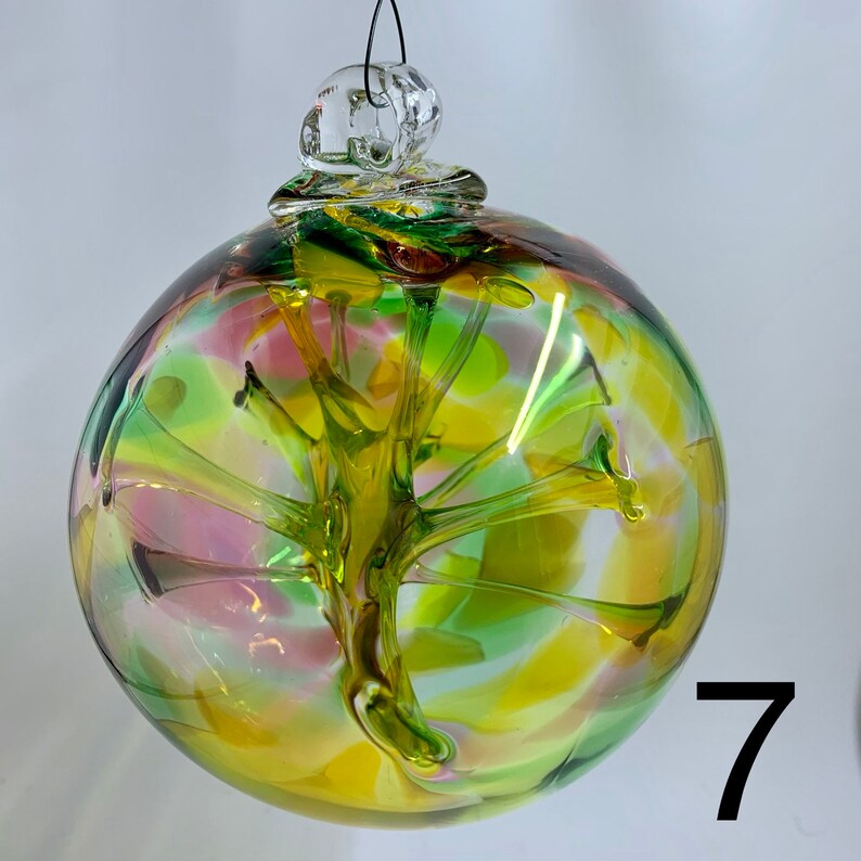 Hand Blown Glass Witch Ball Etsy
