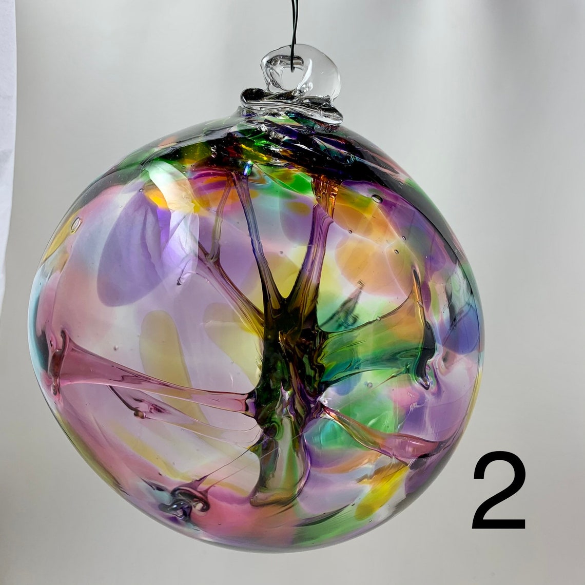 Hand Blown Glass Witch Ball Etsy