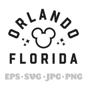 Magic Mouse Orlando, FL Digital Graphic - EPS, PNG, Svg, Jpg