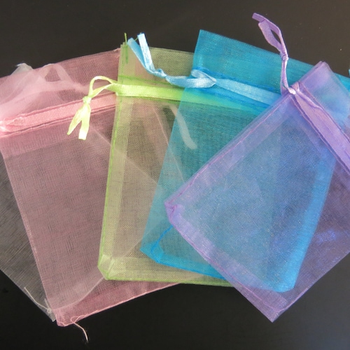 BULK 100pc Organza Jewelry/wedding Bags Purple Color JC95B Etsy