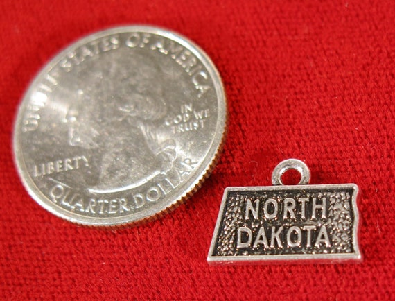 Dakota Charms 10pc north Dakota Charms in Antique Silver Style - Etsy