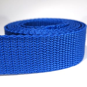 3 yards of 1 inch / 25mm dark blue webbing, strap (WB33)