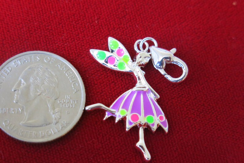 BULK 15pc clipon dancing girl charms in silver Etsy