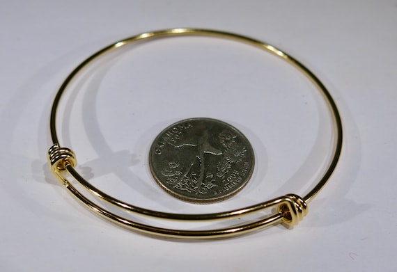 5pc 65mm Stainless Steel Bangle Bracelet 