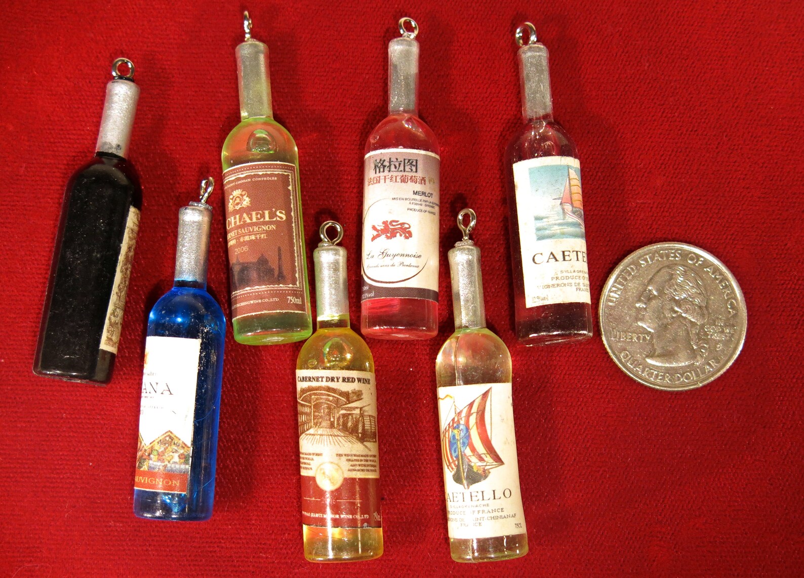 BULK 20pc Mixed wine Bottle Charms BC1541 Etsy