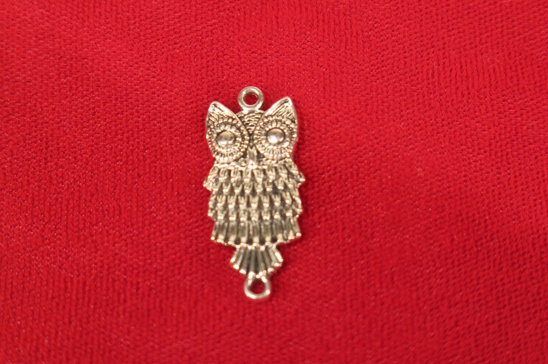Lot De 50 Breloques Hibou PandaHall - Pendentifs Tibetain Argent Antique, Alliage Pour Création Bijoux, Colliers, Bracelets