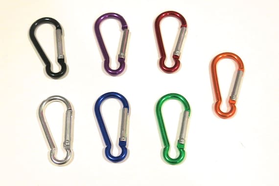 10/20/50 Carabiner Snap Hook,colorful Aluminum Carabiner,carabiner  Clip,backpack Carabiners,carabiner Keychain,carabiner Hook Clasp Spring 