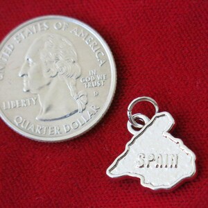 BULK! 15pc &quot;Spain&quot; charms in silver style (BC798B)