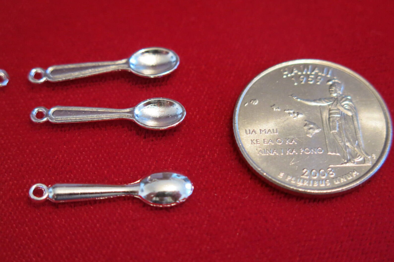 BULK 30pc spoon Charms in Silver Style BC484B Etsy