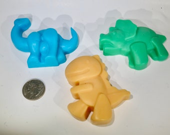 3pc handmade "dinosaur" soap, choose your fragrance