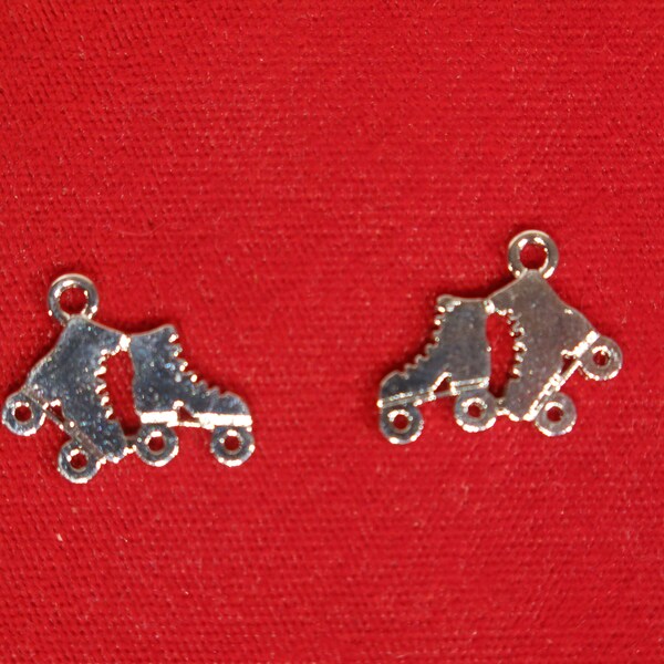 Charm Bracelet Vintage Patins à Roulettes - Argent Sterling 925 - 1.0g - Occasion