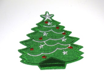 Iron-on "christmas tree", applique, application (P49)