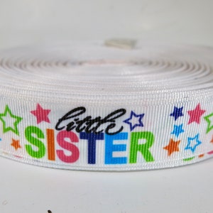 5 yards of 7/8 inch &quot;little sister&quot; grosgrain ribbon