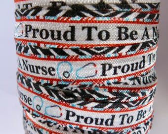 3 yards of FOE 5/8 inch "nurse" fold-over elastic ribbon