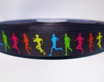 5 yards of 7/8 inch "running" grosgrain ribbon