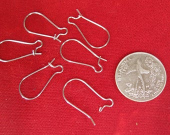 50pc 24mm stainless steel earring hooks (JC189)