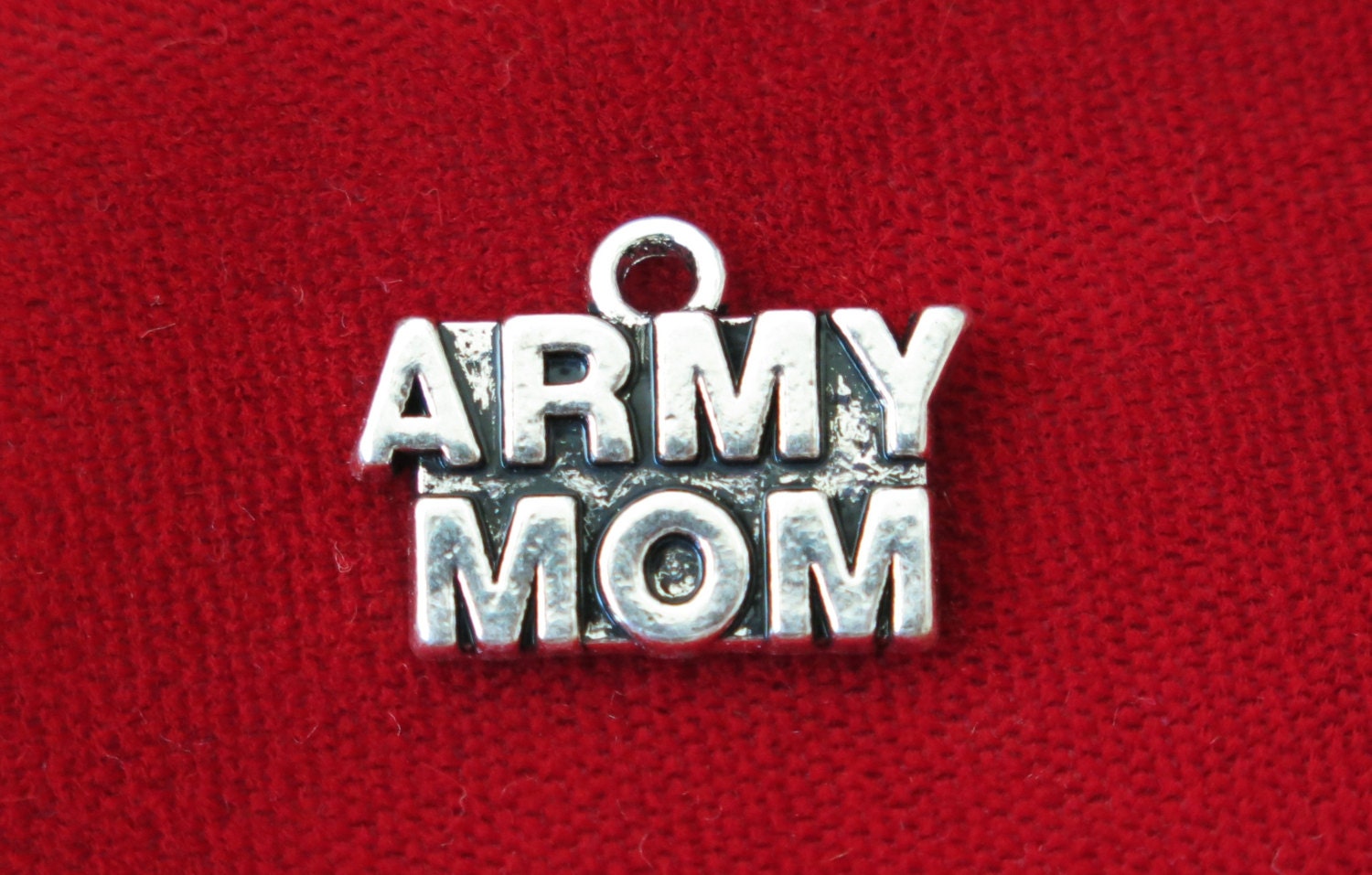 Wholesale 30% OFF 20/100/200PCS United States ARMY Charms Silver