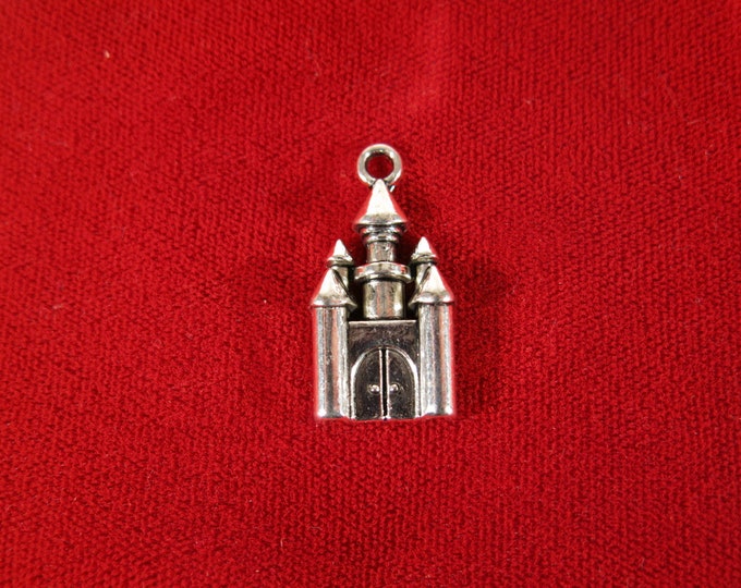 15pc castle Charms in Antique Style Silver Etsy