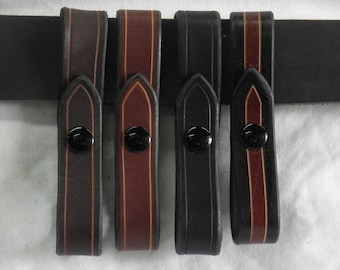 Leather Tankard Strap: Renaissance Faire Mug Holder Belt Accessory