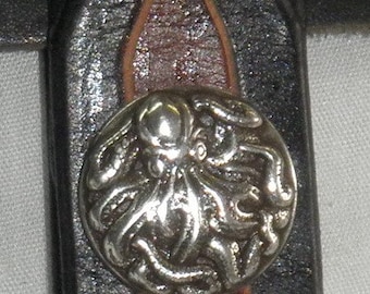 Leather Tankard Strap: Kraken Mug Holder, Renaissance Faire Accessory