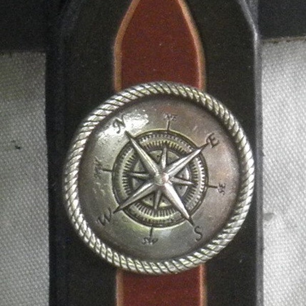 Compass Rose Tankard Strap Mug Holder Leather Tankard Strap Renaissance Faire Belt Accessory Medieval Viking LARP SCA