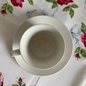 Ironstone Cup and Saucers, Johnson Brothers Ironstone Cup and Saucer