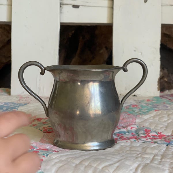 Pewter Sugar Bowl