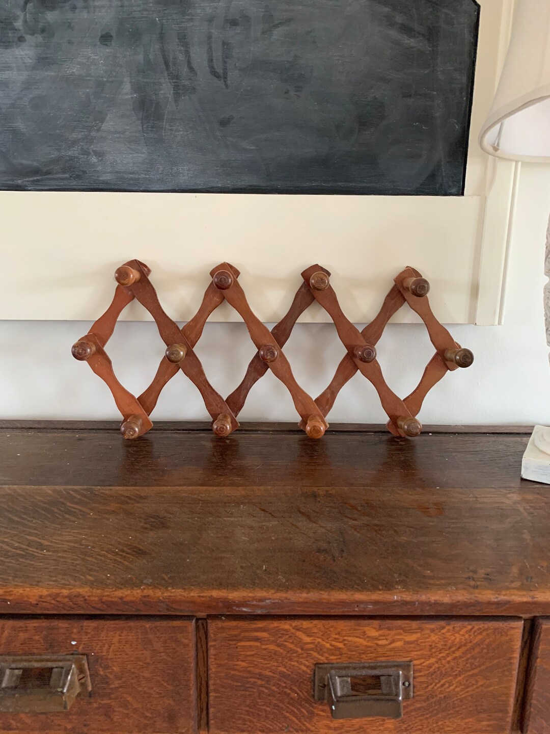 Accordion Hat Rack Wood Accordion Rack for Hats Wall Coat Etsy