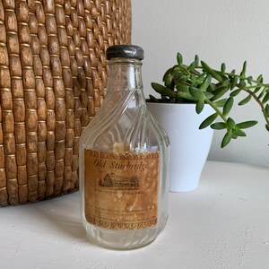Antike Sirup Flasche, alte Sturbridge Sirup Flasche, Glassirup Flasche