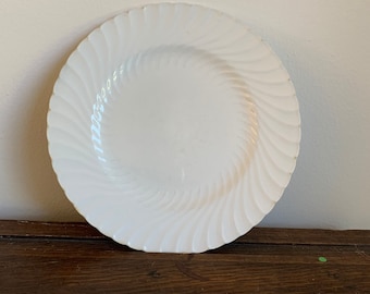 Burleigh Ironstone Dinner Plate, Antique Ironstone Dinner Plate