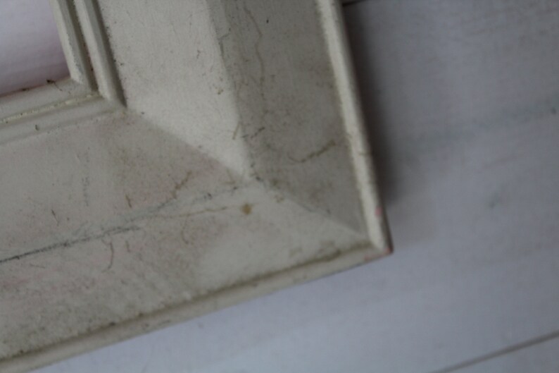 Home Decor Empty Frame Lot for Decor Lot of Five Vintage Painted White Frames Ornate Painted Wood Frames Large Frame Lot