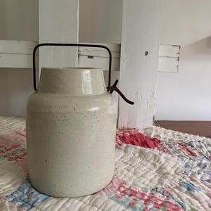 Einmachtopf, Vintage Schwerer Einmachtopf, Vintage Steinguttopf