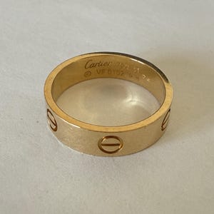 18K カルティエ ラブリング 5.5 mm サイズ 9.75 (61)